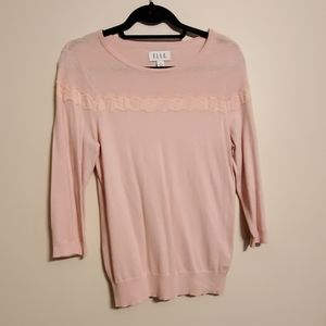 Light Pink Sweater. Size M. Like New.